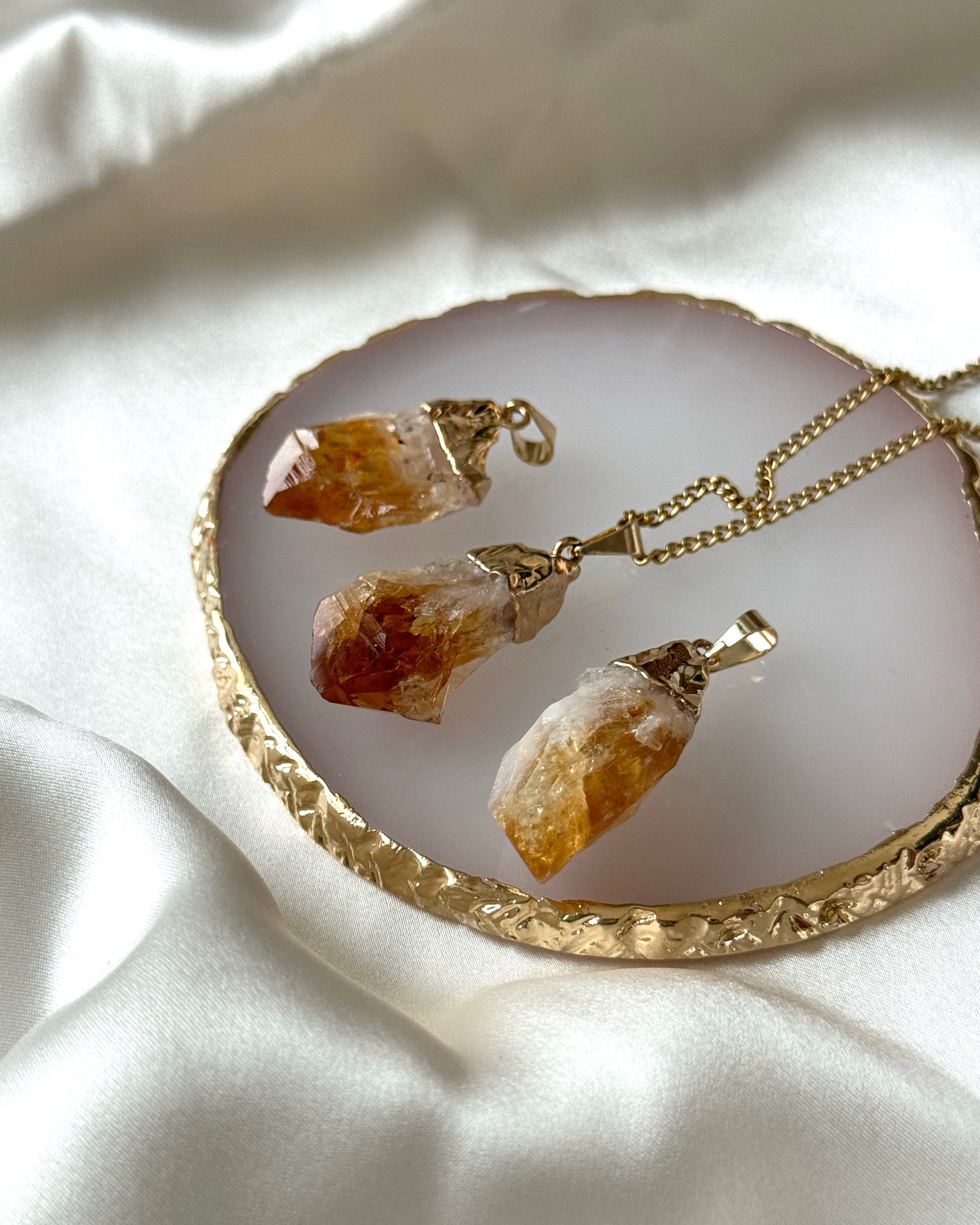 Citrine Pendant 'Fae'